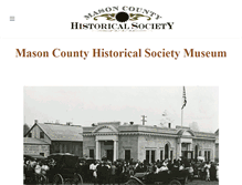 Tablet Screenshot of masoncountyhistoricalsociety.org